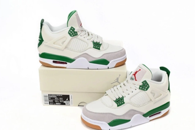 Reps TBkick Jordan 4 SB DR5415-103 Pine Green Retro 0824